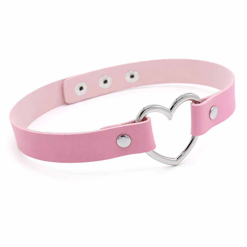 Anime Harajuku Leather Chokers (Multicolor) 41pink