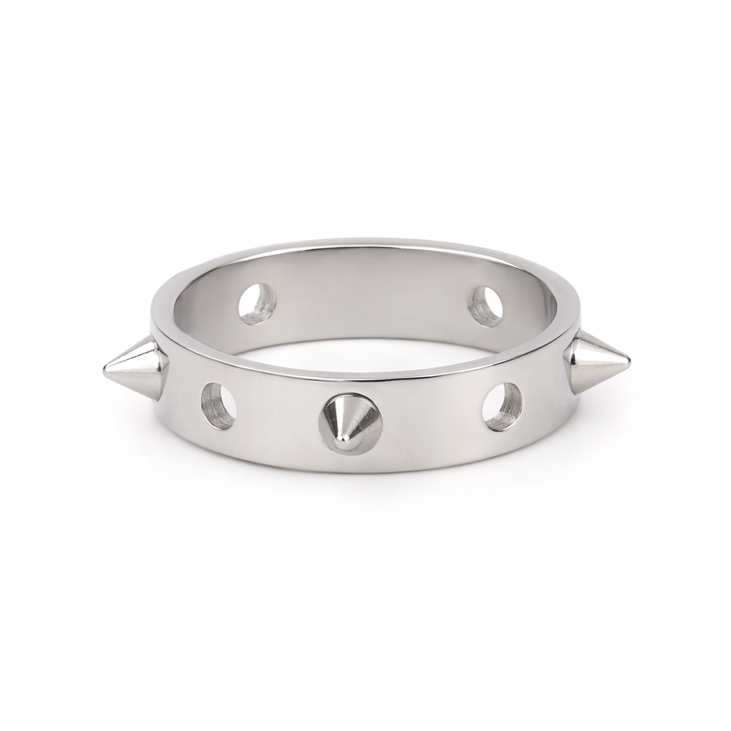 Steel spike ring 10