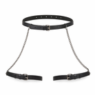 Gothic Faux Leather Garter Belt Default Title