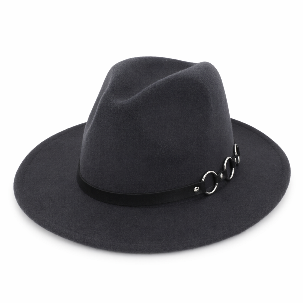 Triple O O-Ring Fedora Dark grey