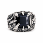 Red/Blue/Black Gothic Stone Ring 9