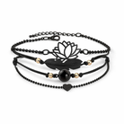 Black Bracelet Set Default Title