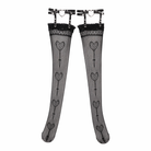 Black Lace Gothic Lolita Socks Default