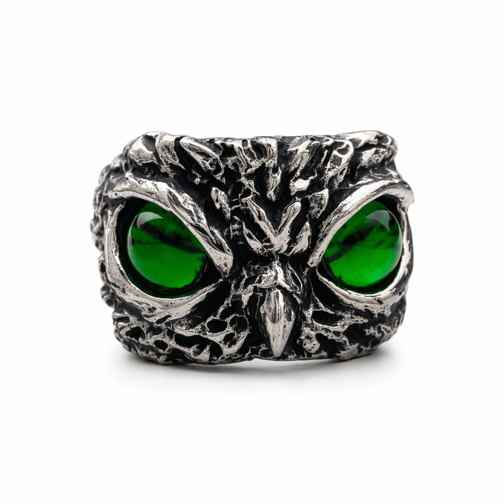 Stainless Owl Ring Alternative 10