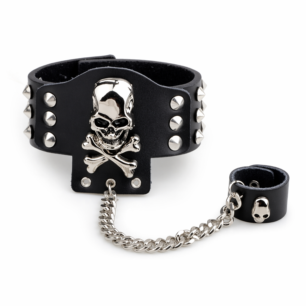 Metallic Leather Bracelets 6