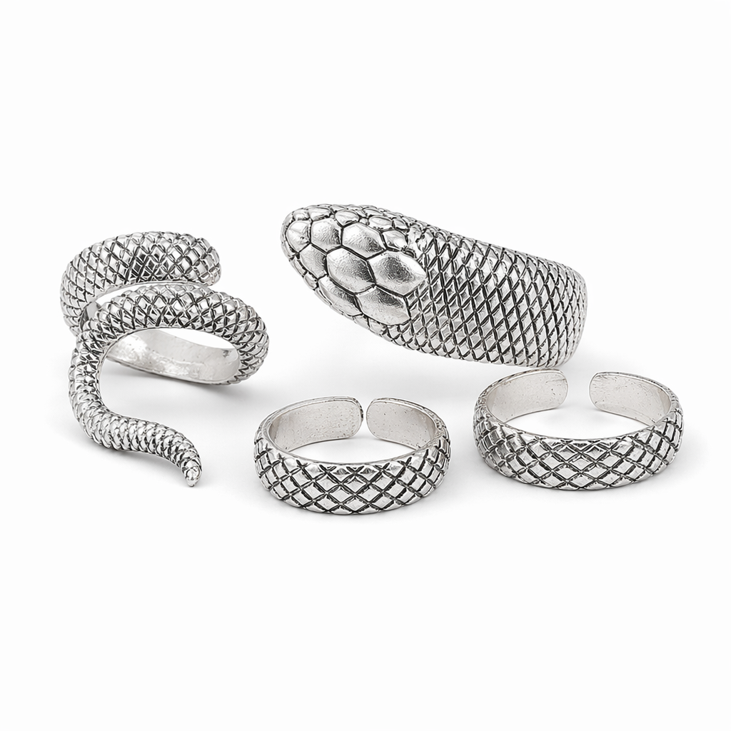 Snake Ring Set (4 pieces) Default Title