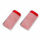 Sheer Fishnet Stockings 2 pairs of red