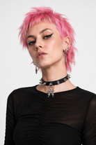 "Leather Butterfly Choker" Default Title