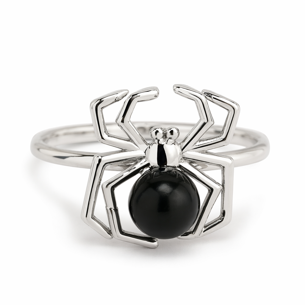 Spider CZ Ring 8