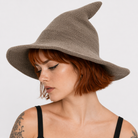 Multiple Color Witch Hat khaki