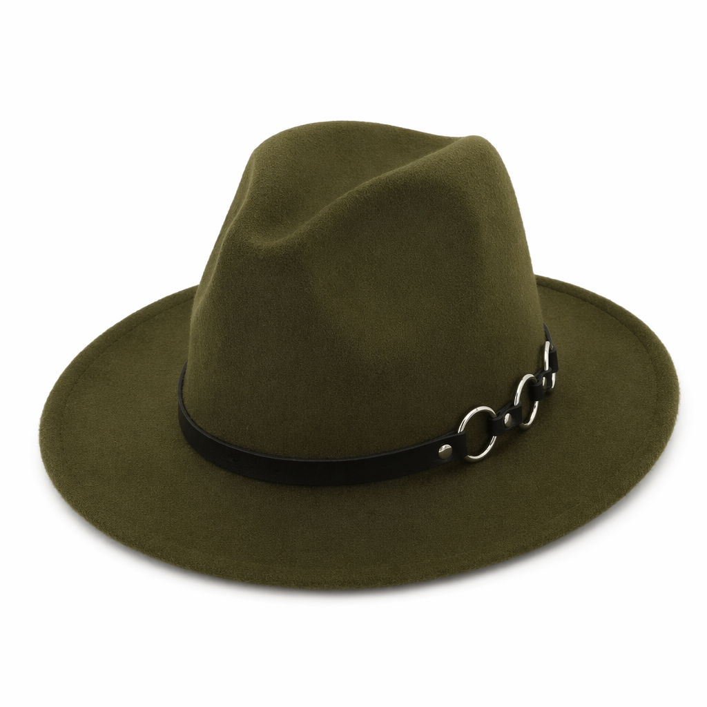 Triple O O-Ring Fedora Army green