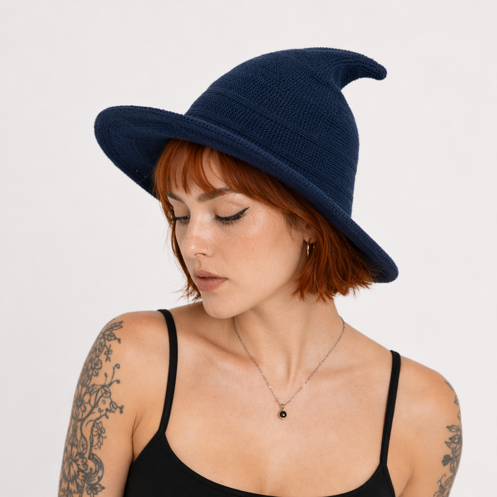 Multiple Color Witch Hat Navy blue
