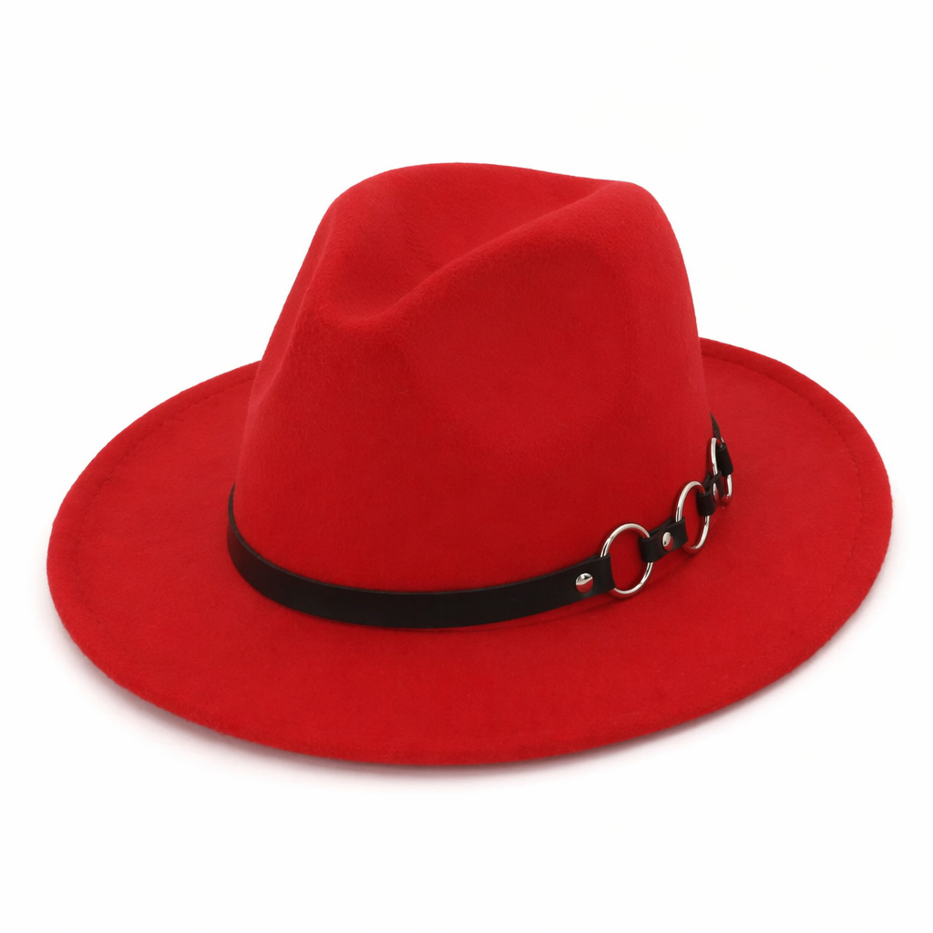 Triple O O-Ring Fedora Red