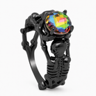 Gunmetal Black Stone Ring 10