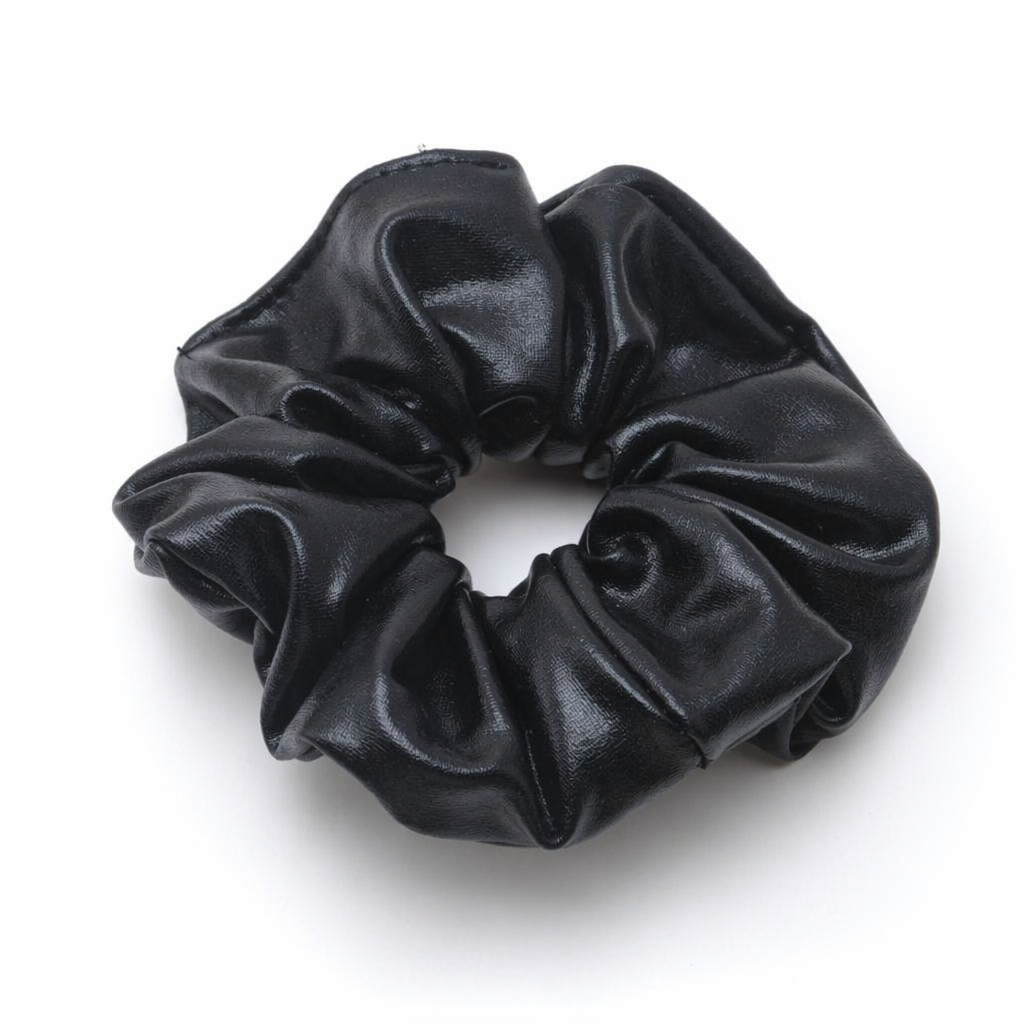 Black Hair Scrunchie PU Default Title
