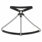 PU Leather Harness Bra Default Title