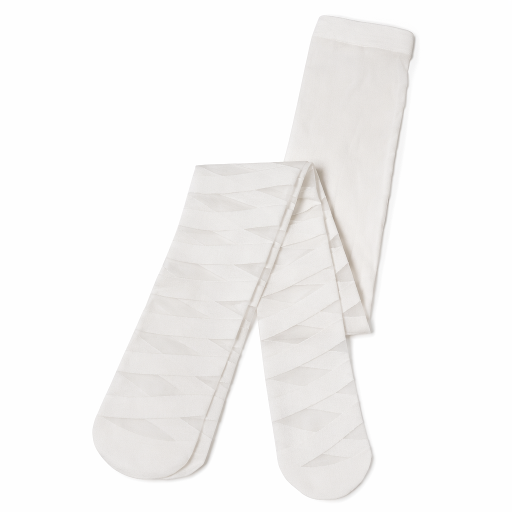 Gothic Anime Velvet Tights White