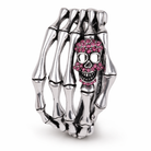 Skull Bone Bracelet pink
