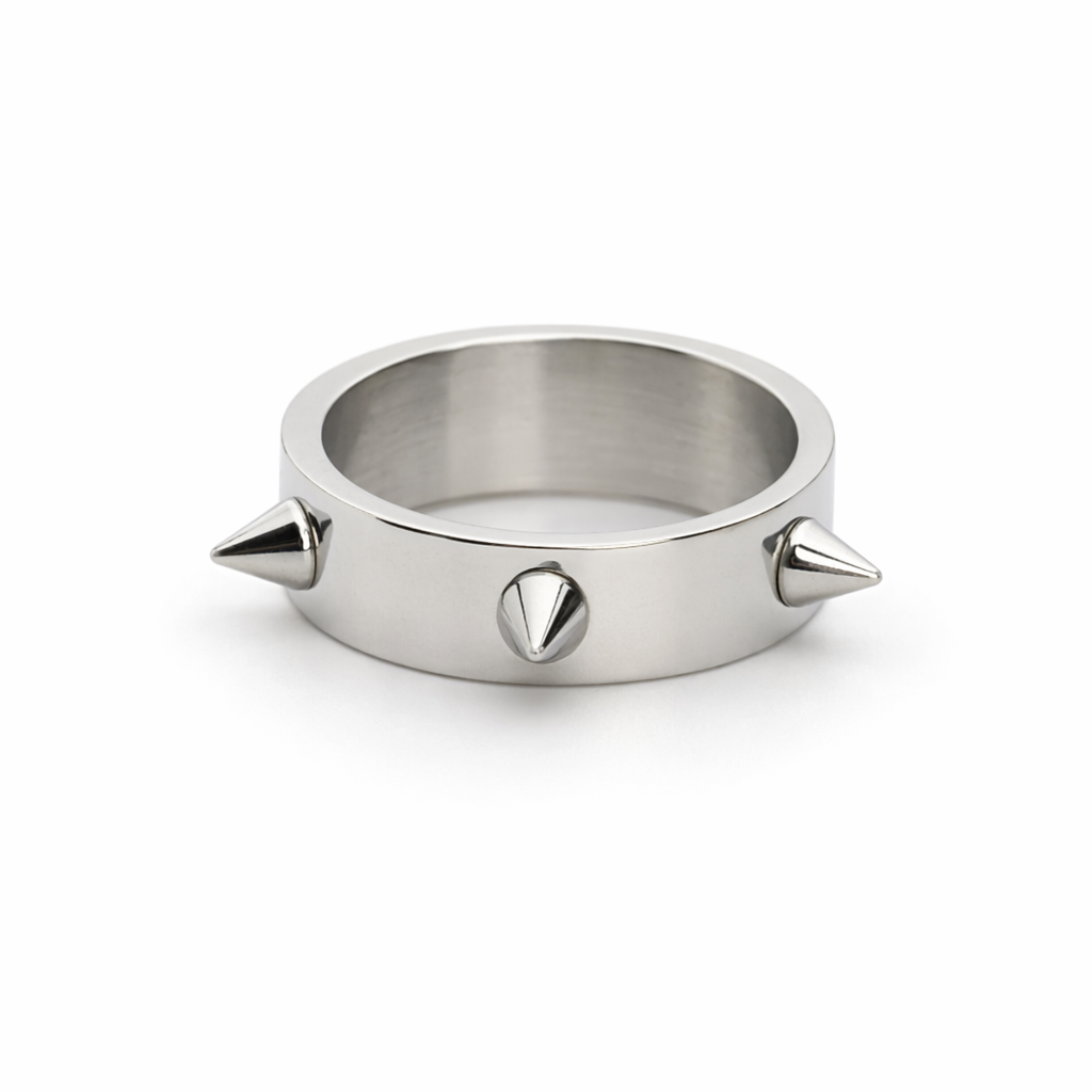 Steel spike ring 11