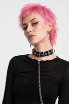 Riveted Goth Choker Neckwear Black