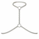 Silver harness body chain Default Title