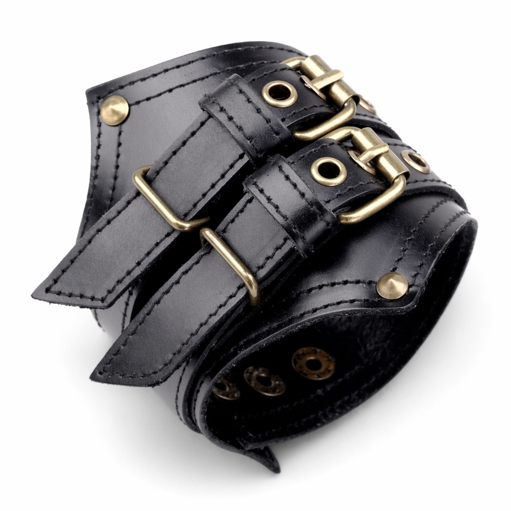 Metallic Leather Bracelets 16