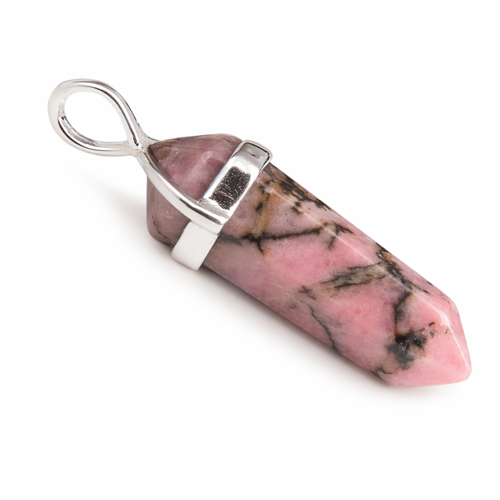 Gemstone Crystals Rhodonite