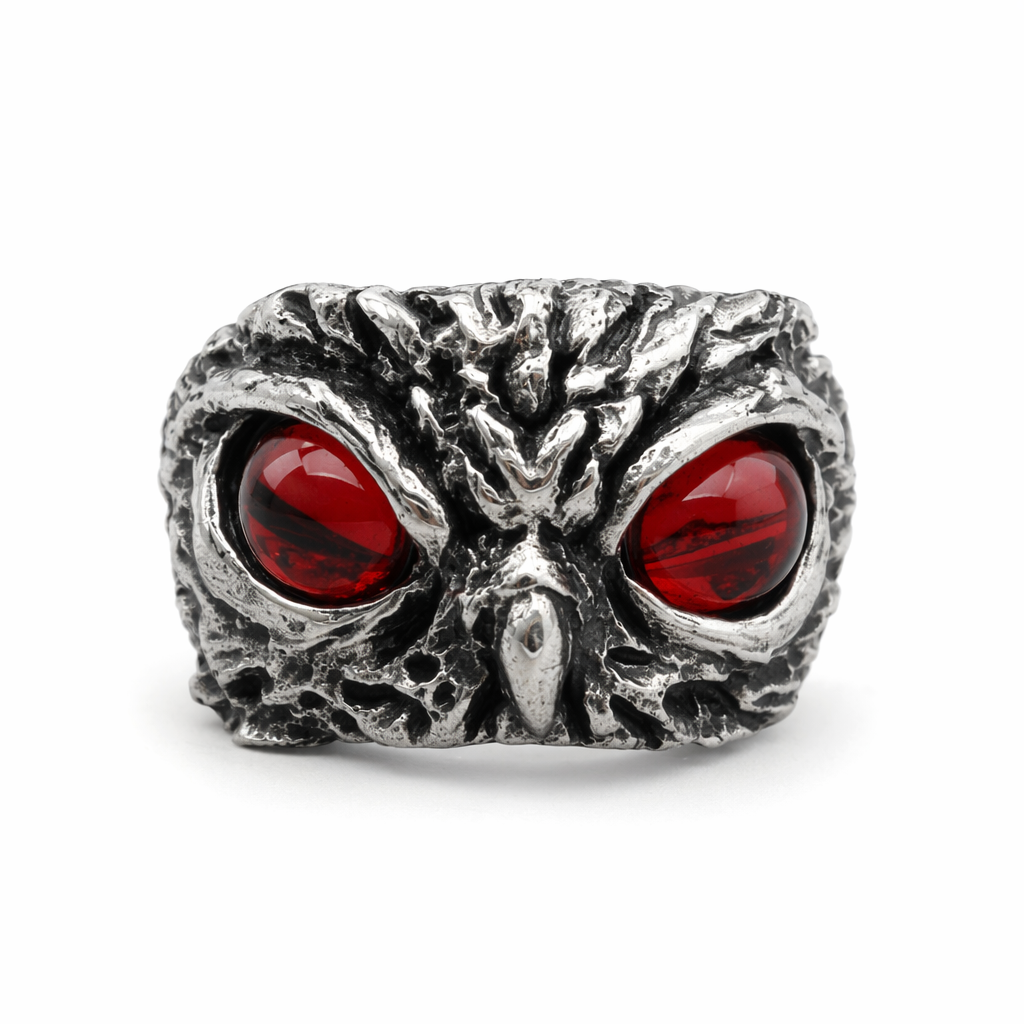 Stainless Owl Ring Alternative 7