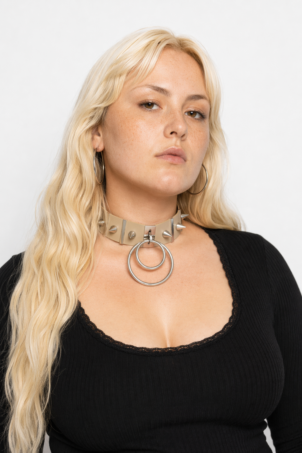 Melancholy Punk Choker begie
