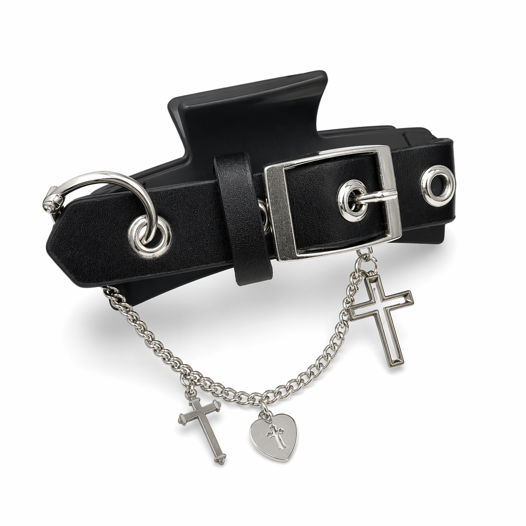 Black Hair Clip with Alternative Buckle 1