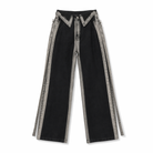 Black Denim Baggy Pants Black