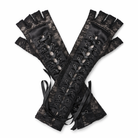 "Dark Lace Goth Gloves" Default Title
