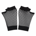 "Fingerless Fishnet Gloves - Black" Default Title
