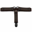 Gothic Leather Leg Garter coffee