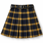 Goth Plaid Skirt' yellow