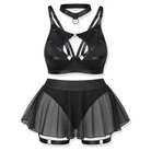 Werewolf' Gothic Skirt Set Black