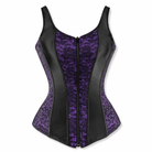 Gothic Black/Purple Corset Purple