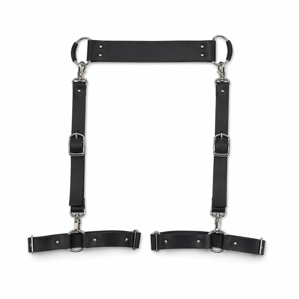 Badblood' Faux Leather Belt Garter Default Title