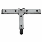 Gothic Leather Leg Garter grey