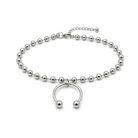 Silver Beads Choker - Sleek Elegance Default Title