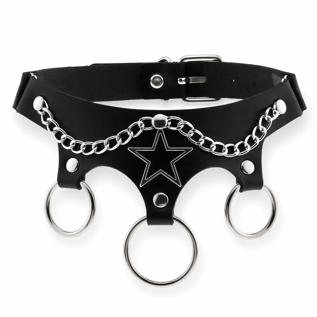 Ring Chain Choker Trio Default Title