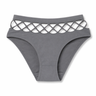 Mesh Nylon Briefs Gray