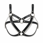 Black Gothic Leather Harness' Default Title