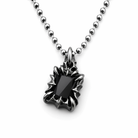 Explosive Gothic Claw Pendant Black stone