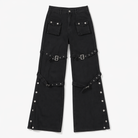 Hellbound Loose Strap Pants black