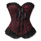 Lace Trim Corset Top Default