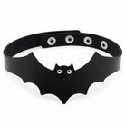 Hellbound Faux Leather Bat Choker (4 Shades) Default Title