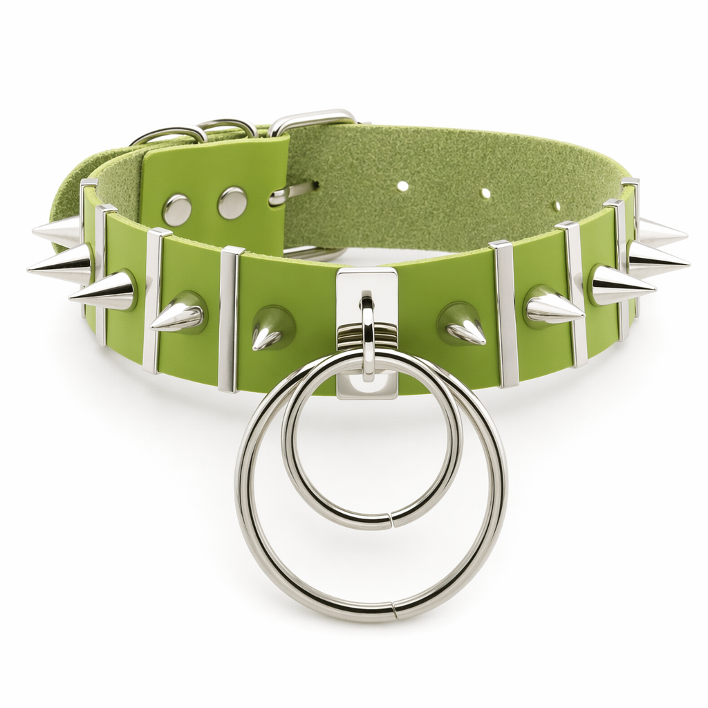 Melancholy Punk Choker green