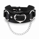 Heart Buckle Choker black
