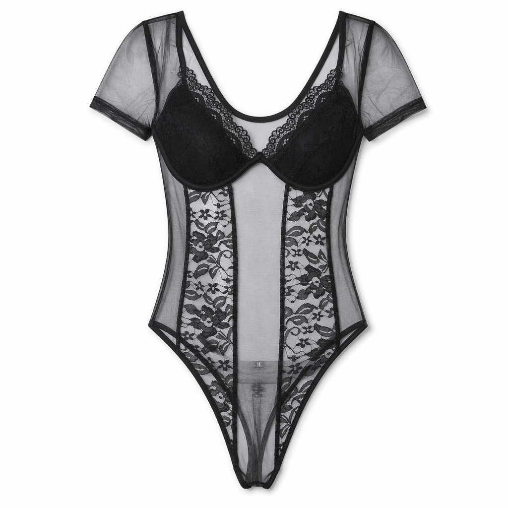 Black Gothic Survival Bodysuit M